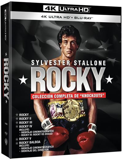 Pack 1-6 Rocky - Uhd + Blu-ray