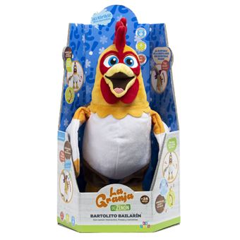 Peluche musical gigante gallo bartolito 