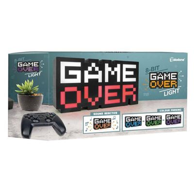 Lámpara Game over 8-bit