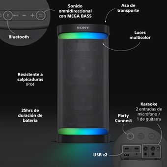 Altavoz portátil Sony SRS-XP700 Inalámbrico Bluetooth · Sony · El Corte  Inglés