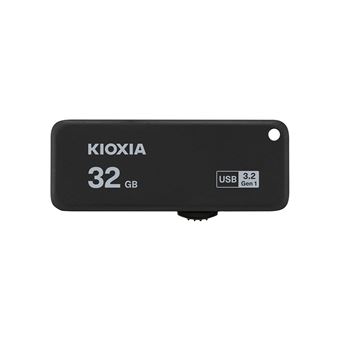 Pendrive Memoria USB 3.2 Kioxia TransMemory U365 32GB Negro