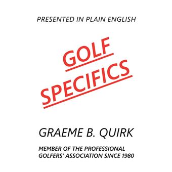 GOLF SPECIFICS - 1