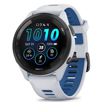 Smartwatch Garmin Forerunner 265 Blanco y Azul