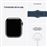 Apple Watch S7 41 mm LTE Caja de acero inoxidable Grafito y correa deportiva Azul abismo
