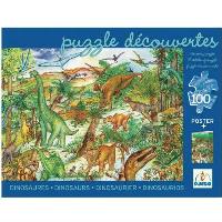Puzzle Observación dinosaurios Djeco (100 piezas)