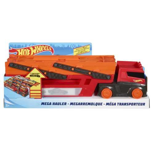 Megacamión Mattel GWT37 Hot Wheels camión transporte para coches