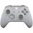 Mando wireless gris claro con acentos verde Xbox One_0