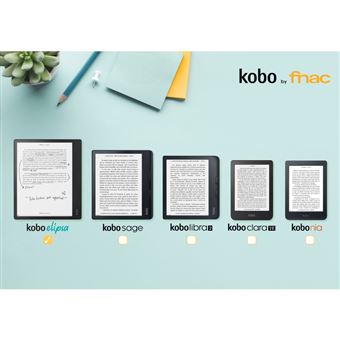 Libro electrónico E-Reader Kobo Elipsa 10,3'' Negro + Stylus +