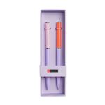 2 Bolígrafo Miquelrius S Miquelrius Finos Rosa/rojo