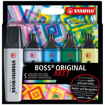 Estuche 15 Subrayadores Original Boss Fluor Pastel Stabilo