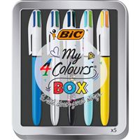 Estuche 4 bolígrafos Bic de 4 colores Collection Box