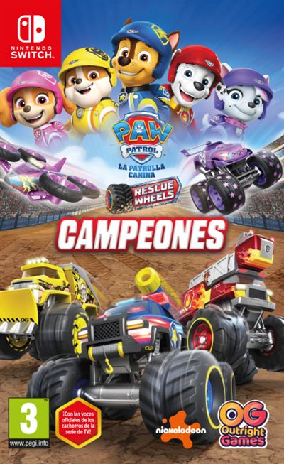 Patrulla Canina Rescue Wheels: Campeones Nintendo Switch