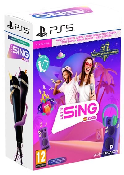 Let's Sing 2025 + 2 Micrófonos PS5 - Imagen 2