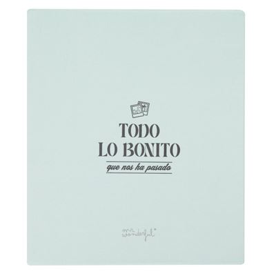 Mr.Wonderful Album Fotografico Primo Anno: Il Diario Dei Ricordi Del Tuo Bebè Con Adesivi E Busta Porta Ecografia