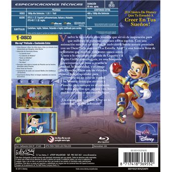 Pinocho - Blu-Ray