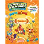 Cuaderno de Vacaciones juega y aprende Superthings Guardians of Kazoom para 6 años