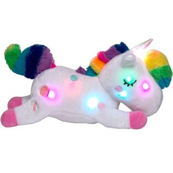 Peluche con Luz Unicornio Blanco Muneco Comprar en Fnac