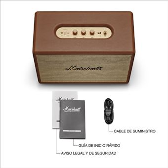Altavoz Bluetooth Marshall Woburn III Marrón - Altavoces Bluetooth