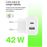 Cargador de pared dual Belkin BoostCharge Blanco 42W