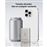 Powerbank Baseus PicoGo AM31 Ultra-Mini magnética Qi2 con coporte 5000mAh Power Delivery 20W Blanco titanio