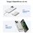Powerbank Baseus PicoGo AM31 Ultra-Mini magnética Qi2 con coporte 5000mAh Power Delivery 20W Blanco titanio