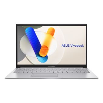Ordenador portátil Asus VivoBook 15 F1504VA-BQ306W, Intel Core 5-120U, 16GB RAM, 1TB SSD, Intel Graphics, Windows 11 Home, 15.6" Full HD Plata Fría