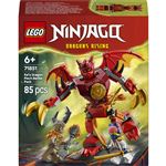 Lego ninjago 71851 pack de combate: meca dragón de kai