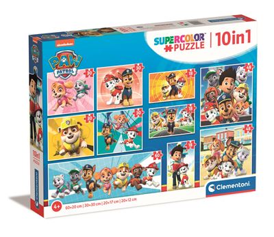 Puzzle clementoni 10 en 1 paw patrol