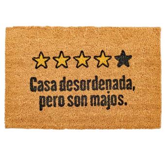Felpudo Casa desordenada pero son majos - 1