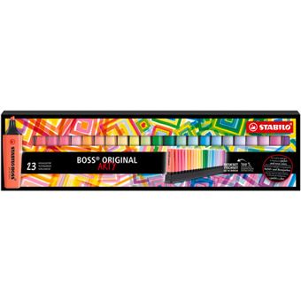 Set de mesa STABILO BOSS ORIGINAL 15 colores pastel - Subrayador - Los  mejores precios