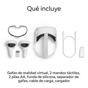 Funda de silicona VR para auriculares Oculus/Meta Quest 2, gafas a