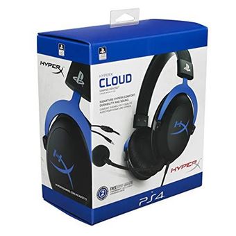 Certificado Evento visto ropa Auriculares Hyperx Cloud Negro - Azul PS4 - Auriculares para consola - Los  mejores precios | Fnac