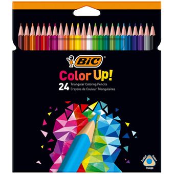 gemelo Pautas Amplificador Lápices de colores BIC Color Up 24 lápices - Lápiz de color - Los mejores  precios | Fnac