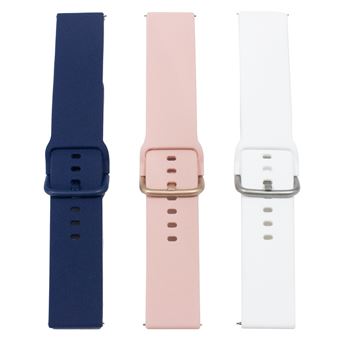 Set 3 correas Friendly Azul/Violeta/Rosa para Xiaomi Band 8 - Correa  smartwatch