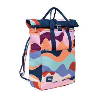 Mochila urbana Milan con cierre superior enrollable The Fun multicolor - 1