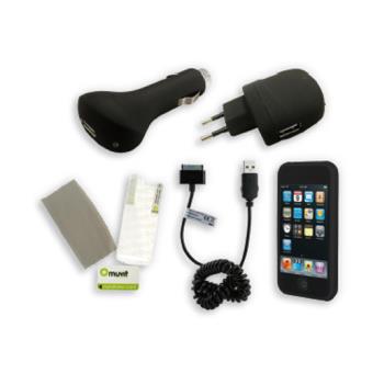 MCA Pack T4 Funda + Cargador AC + Cargador Coche + Protector