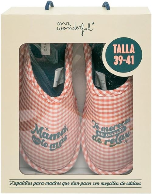 Mr Wonderful Zapatillas Mamá eres lo Te mereces un poquito de