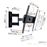 Soporte de pared Giratorio Vogel's MA3030C1 para TV de 32" a 65", hasta 120°/25kg