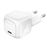 Cargador de pared compacto Belkin BoostCharge USB-C 20W Blanco + Cable USB-C de 1m