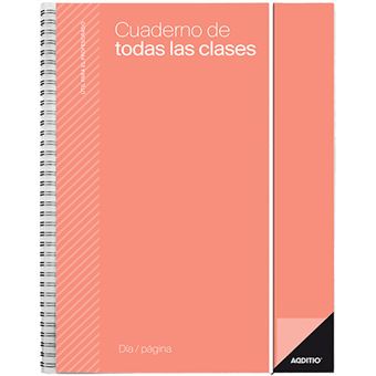 Cuaderno Additio de Todas las Clases día por página - varios modelos - 1