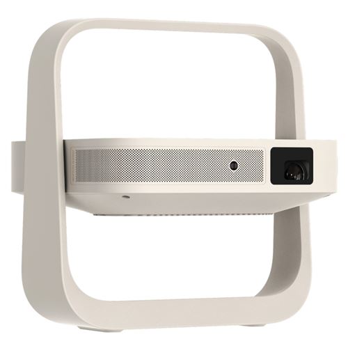 Mini proyector - Xgimi Elfin Flip Plus, Full-HD (1920 x 1080), 25000 h, Wifi 5, Dolby Digital Enfoque Automático, Beige