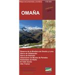 Omaña-mapa excursionista y turistic