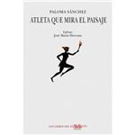 Atleta que mira el paisaje