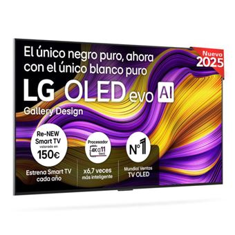 TV OLED LG 55" 55G54LW evo AI 4K 2025 Smart TV