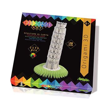 Kit de origami Creagami Leaning Tower of Pisa - 1