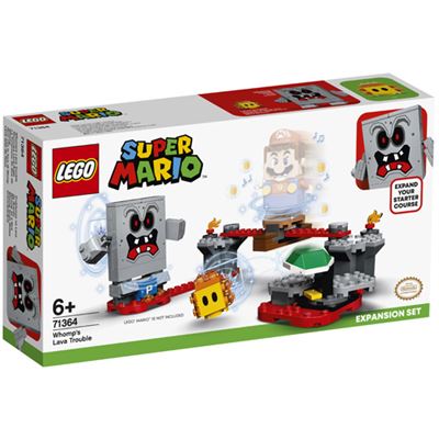 Lego Super Mario juego de whomp problemas lava 71364 edad 6 133 piezas set letal roco juguete para +6 2