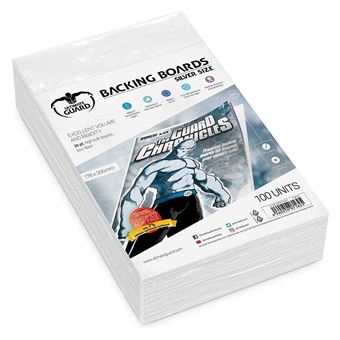 Comic Backing Boards Silver Size (100)  Ultimate Guard