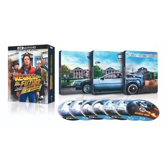 Pack Regreso al futuro Ed 35º Aniversario - Steelbook UHD + Blu-ray