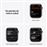 Apple Watch S7 45 mm LTE Caja de acero inoxidable Grafito y correa Milanese Loop Grafito