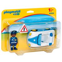 Playmobil 1.2.3 Coche de policía